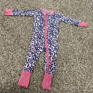 Little Sleepies: Animal Print Zippy Pajamas
